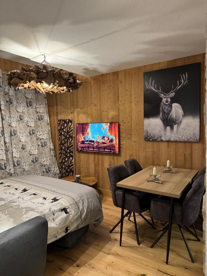 Appartement Cocon Au Coeur De Chamonix Avec Parking Gratuit Extérieur photo