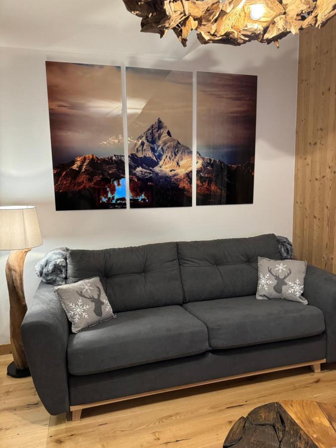 Appartement Cocon Au Coeur De Chamonix Avec Parking Gratuit Extérieur photo