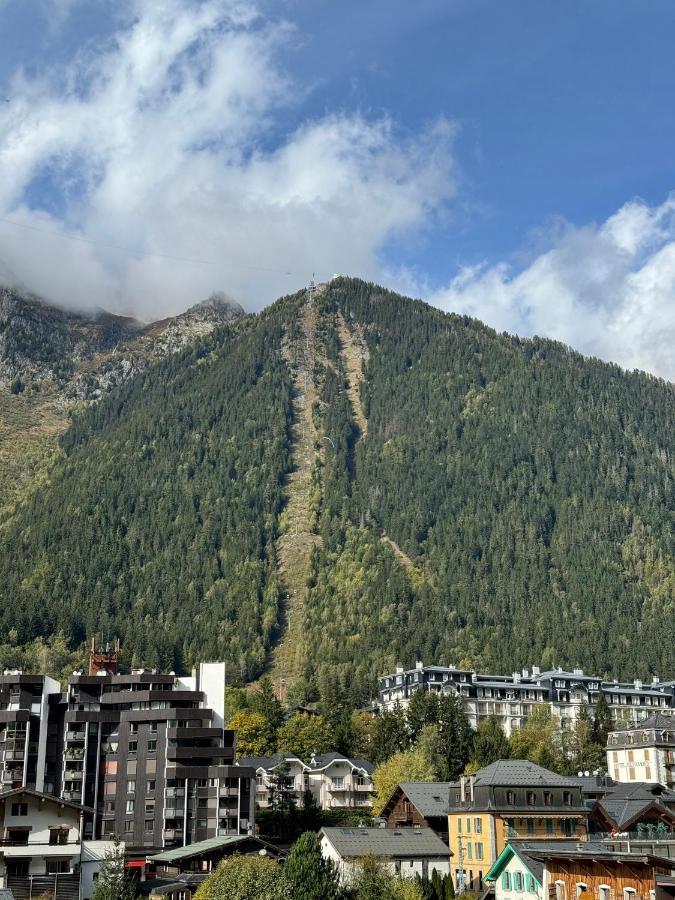 Appartement Cocon Au Coeur De Chamonix Avec Parking Gratuit Extérieur photo
