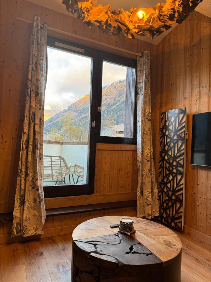 Appartement Cocon Au Coeur De Chamonix Avec Parking Gratuit Extérieur photo